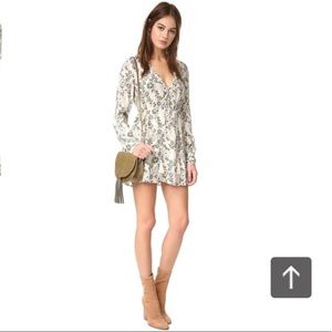 Free people floral mini dress